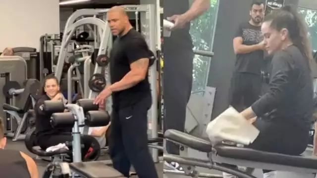 Conductor de "Ventaneando" se encuentra con Rosalía en el gimnasio