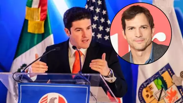 Samuel García se encuentra en un evento donde Ashton Kutcher dará una conferencia