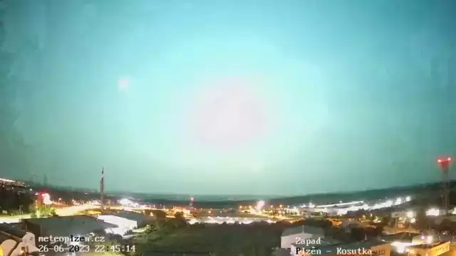 La luz duró a penas unos segundos. Foto: Especial