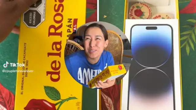 El novio grabó el tierno momento