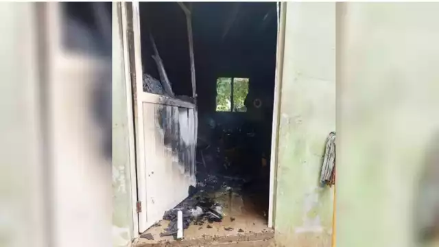 El incendió habría ocurrido por una falla eléctrica