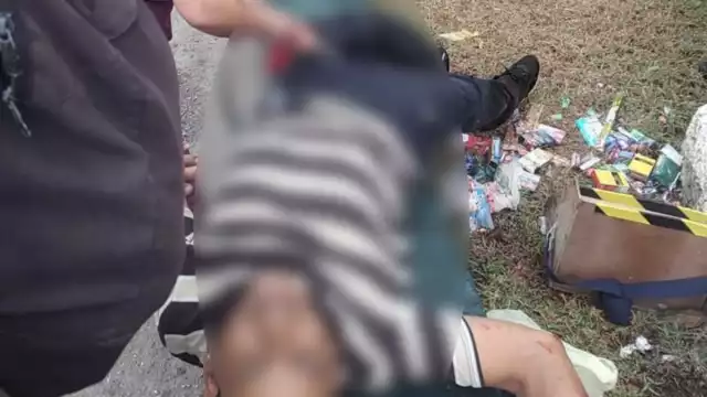 La conductora del vehículo se retiró de la escena, con la excusa de que iría la Hospital General para asegurarse que el herido fuera atendido