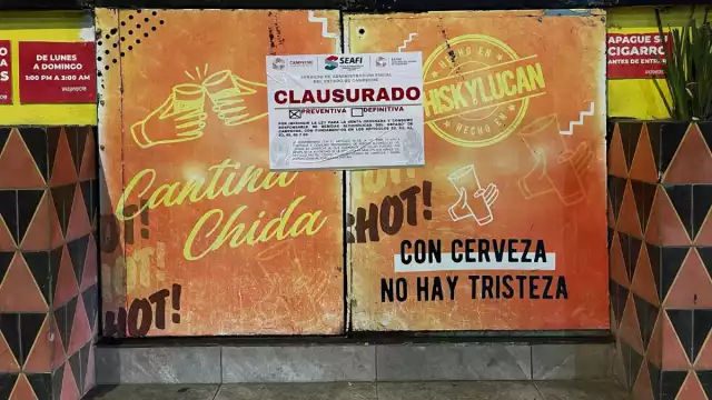 En el operativo se verificó si contenían la documentación para determinar si se cumplía con la Ley de Alcoholes del Estado de Campeche.