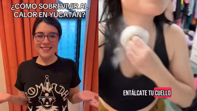 Vicky Wolff ha difundido contenido sobre el calor en Yucatán