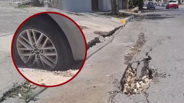 Fue necesario el apoyo de una grúa para retirar el vehiculo
