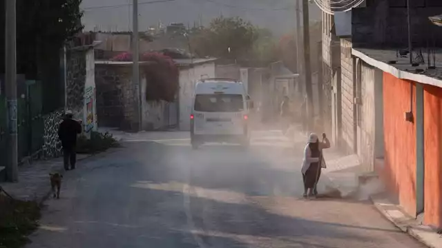 El Instituto Mexicano del seguro Social delegación Puebla, promueve cuidados a la salud por caída de ceniza del Volcán Popocatépetl