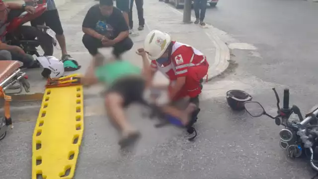 Los hechos ocurrieron sobre calle 22 por 41 de la colonia Morelos