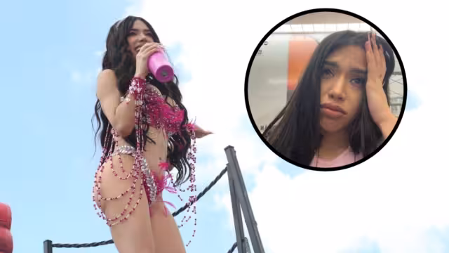 Yeri Mua hizo una transmisión en vivo donde se encontraba llorando después del Carnaval de Kanasín