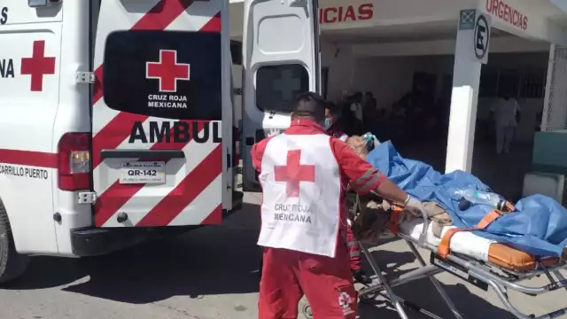 Con quemaduras de segundo grado, en la espalda, fue ingresado al hospital