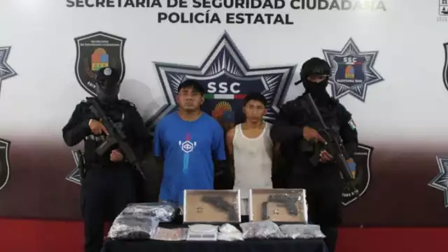 Los hombres fueron entregados a la Fiscalía Especializada en Investigación de Delitos Contra la Salud en su Modalidad de Narcomenudeo