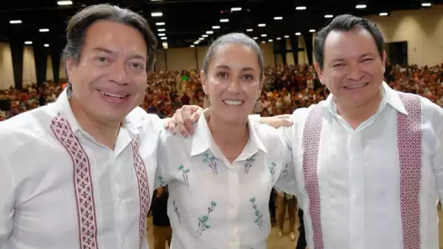 Claudia Sheinbaum estuvo presente en el arranque de precampaña de Joaquín Díaz Mena