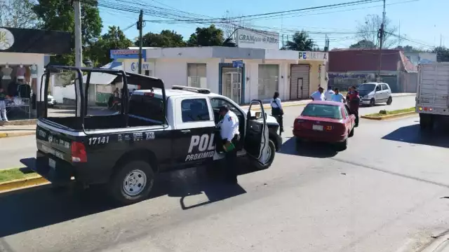 Al lugar del accidente acudió la policía de vialidad