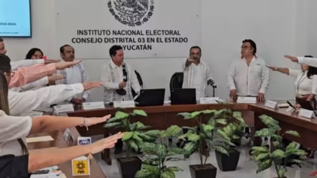 El INE indicó que ya tiene listos a los 72 colaboradores que atenderán los seis distritos federales de Yucatán