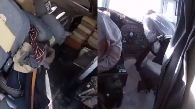 El avión fue usado para grabar la película 'La sociedad de la nieve'