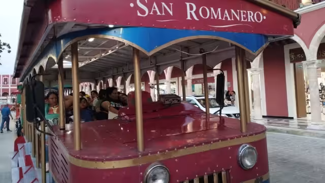 Los tranvías de Campeche salen desde el Centro Histórico