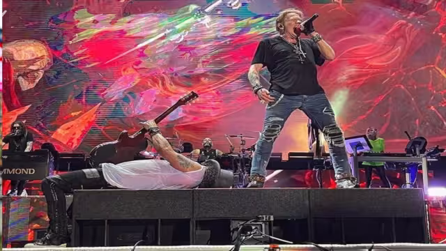 Así se vivió el concierto de Guns N' Roses en Mérida: VIDEO