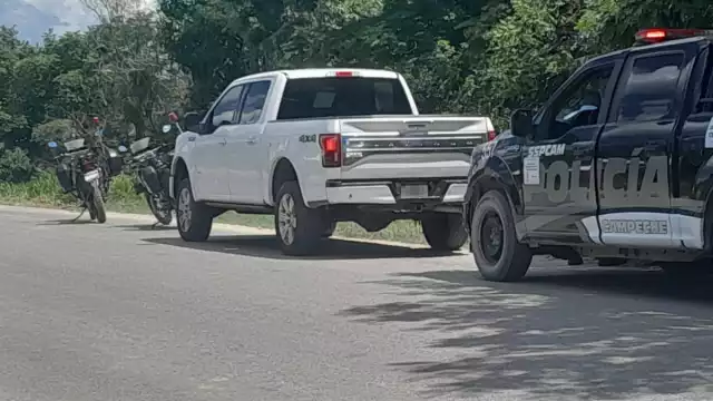 Tanto la camioneta como el conductor fueron trasladados a la Vicefiscalía