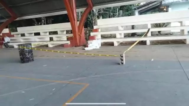 Elementos de la Dirección de Servicios Periciales acudieron al lugar para recoger evidencias