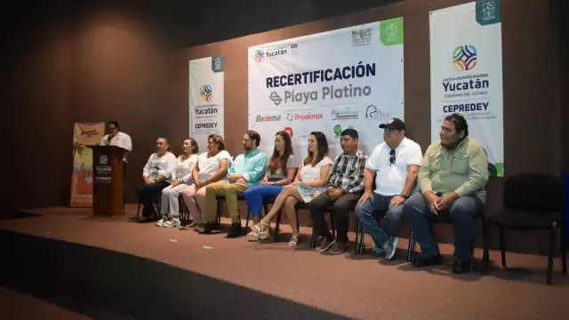 La directora del Imeec, Viviana González Camargo, indicó que las playas yucatecas tienen una excelente calidad y sustentabilidad