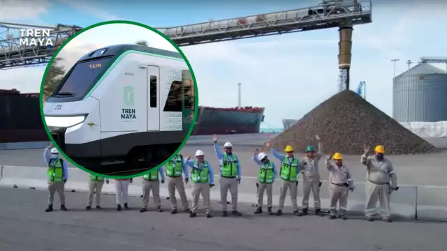 El barco es el primer en su tipo que llega al Puerto de Progreso con material para construcción