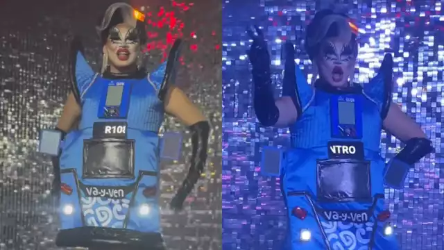 El Va y Ven fue recreado en un vestuario por una drag queen