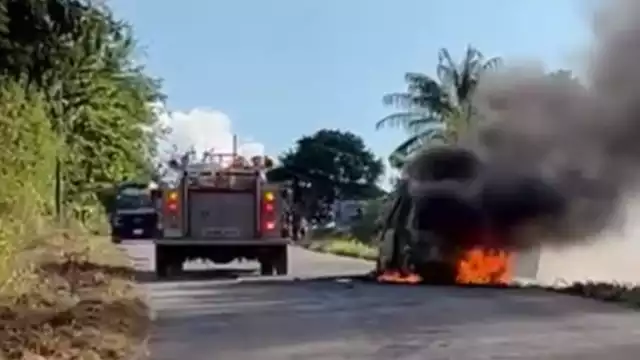 La camioneta y su carga fueron consideradas pérdida total