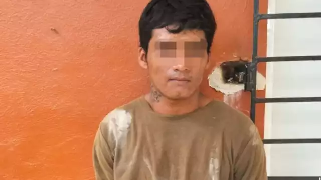 El hombre fue detenido por robo en una escuela de Campeche