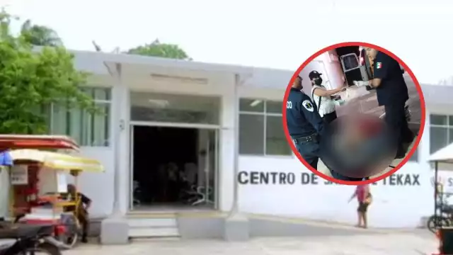 El hombre fue trasladado al Hospital General, pero ya no tenía signos vitales