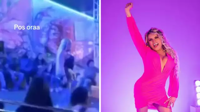 Wendy Guevara quiso lucirse con el baile de la monja