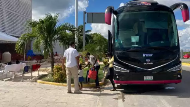 Las personas permanecerán en la Subestación en la Zona Sur del Estado mientras se define si les permiten quedarse en México o son repatriadas a sus países