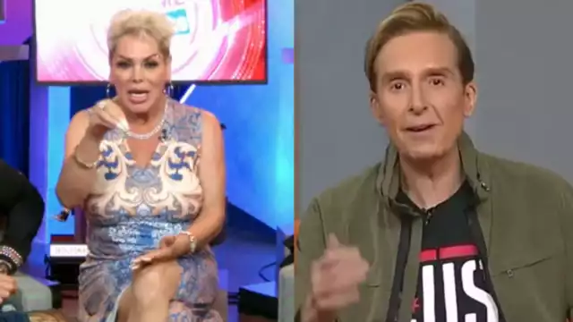 La vidente no se tentó en decir lo que veía en la vida del conductor. Foto: Especial