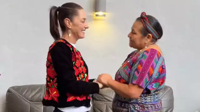 Rigoberta Menchú destacó el liderazgo de Sheinbaum