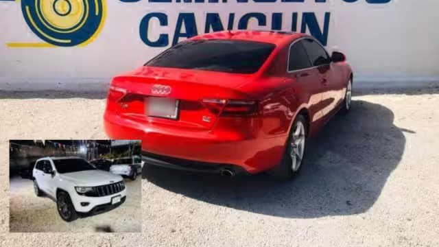 Las unidades estaban en el lote Rivera Maya