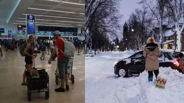 La mayor parte de las afectaciones se registraron en la Terminal 4 del aeropuerto