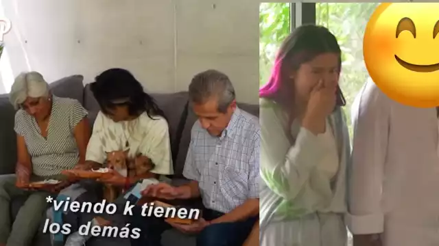 La reacción de la famila Polinesia. Foto: Especial