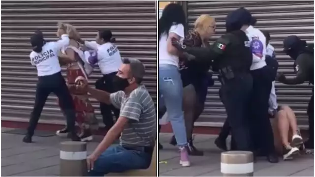 Las mujeres fueron violentadas durante una marcha en Irapuato