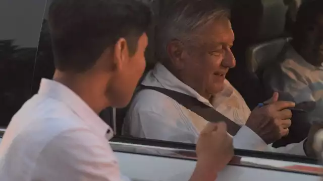 El Presidente López Obrador atendió a una familia de una comisaría de Mérida