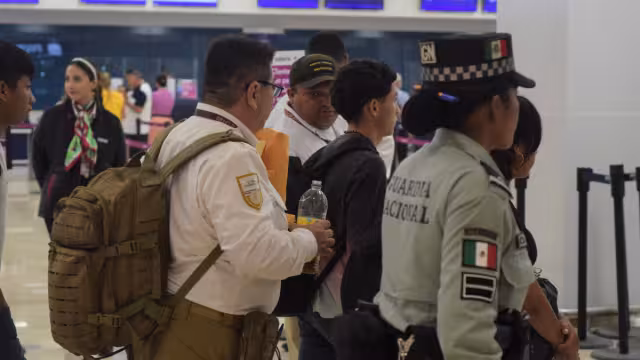 Los extranjeros viajaron a la capital del país en un vuelo de Aeroméxico