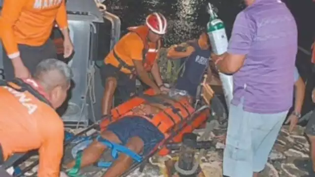 El pescador sufrió un incidente de salud y fue atendido de urgencia