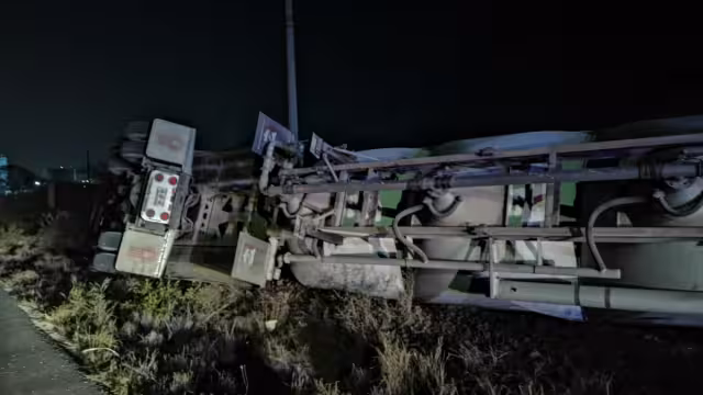 El conductor no registró heridas de gravedad
