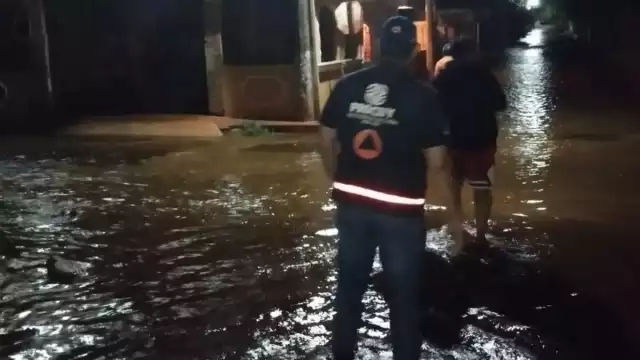 Pese a las inundaciones, no se registraron daños mayores