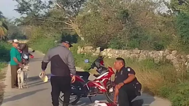 La motocicleta fue llevada a la Comandancia para el deslinde de responsabilidades