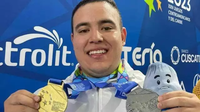 Josué Said Medina Andueza se midió como pesista en los Juegos Panamericanos