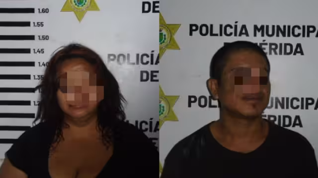 Ambos fueron detenidos y trasladados a la cárcel municipal de Mérida