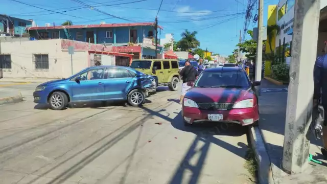 Accidente vial en avenida 55 provoca congestión vehicular en la capital