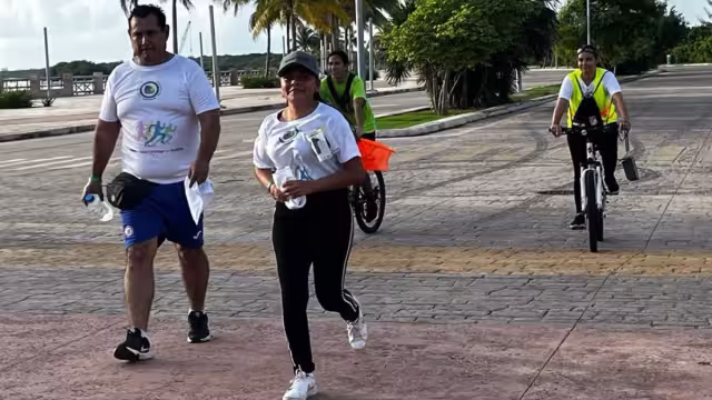 La carrera fue de 5 y 3 kilómetros