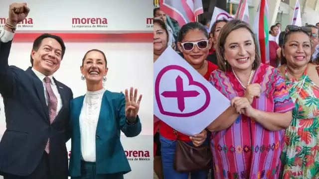 El presidente Andrés Manuel López Obrador, inidicó que Sedena hizo un planteamiento de protección a Claudia Sheinbaum y Xóchitl Gálvez