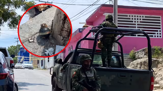 Vecinos acudieron a dicha esquina para tirar su basura; sin embargo, se percataron de un objeto circular entre los residuos