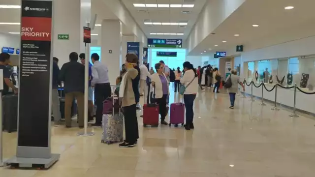 El vuelo más afectado fue de Volaris proveniente de la CDMX