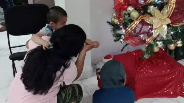 Los 5 hijos de Rosario Ay Cupul le fueron arrebatados por el Geavig. Dos ya están con ella; buscan a Ángel de Jesús (r). Su pesadilla sigue.